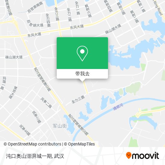 沌口奥山澎湃城一期地图