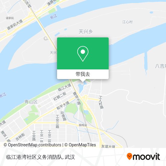 临江港湾社区义务消防队地图