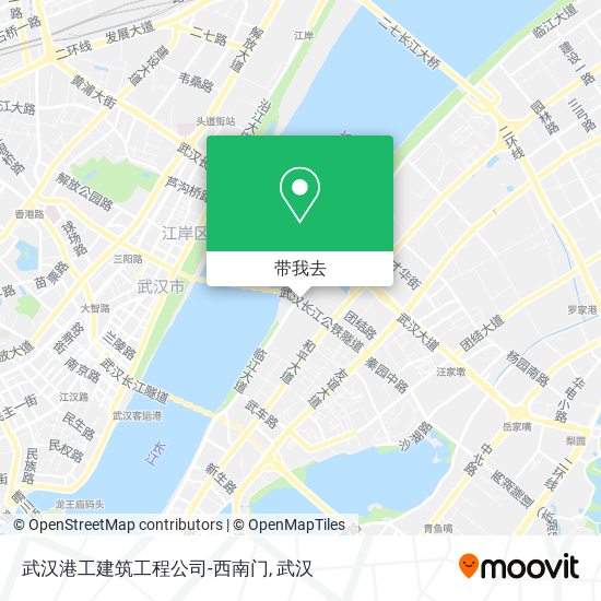 武汉港工建筑工程公司-西南门地图