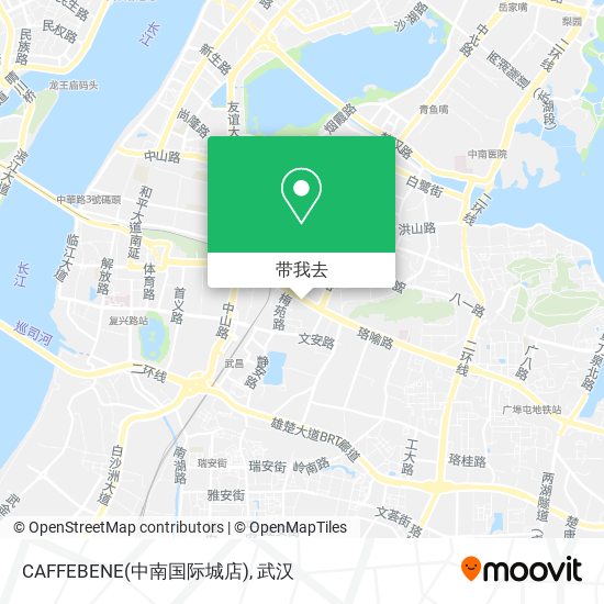 CAFFEBENE(中南国际城店)地图