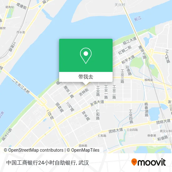 中国工商银行24小时自助银行地图