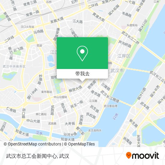 武汉市总工会新闻中心地图