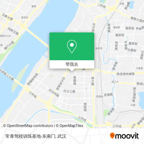 常青驾校训练基地-东南门地图