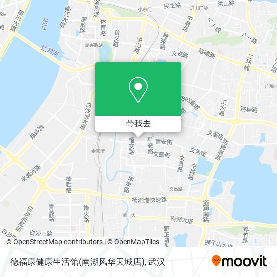 德福康健康生活馆(南湖风华天城店)地图