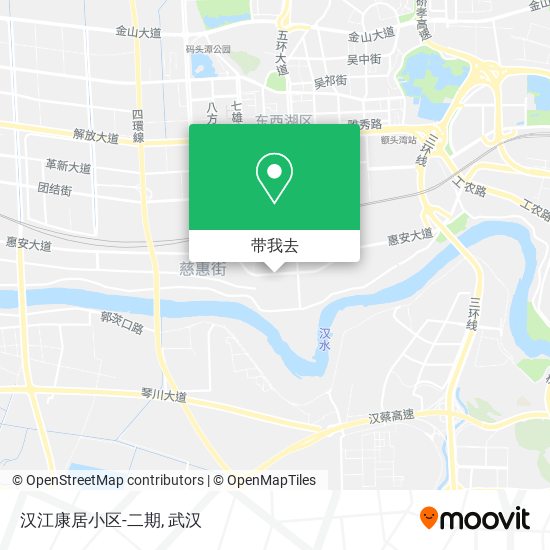 汉江康居小区-二期地图