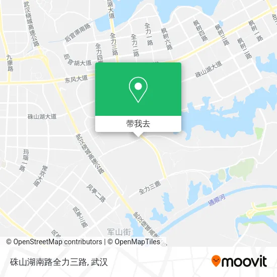 硃山湖南路全力三路地图