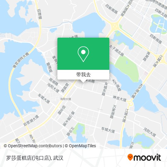 罗莎蛋糕店(沌口店)地图