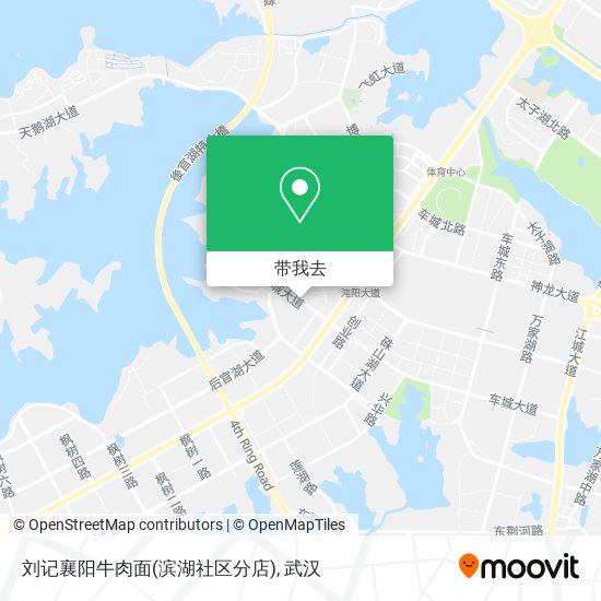 刘记襄阳牛肉面(滨湖社区分店)地图