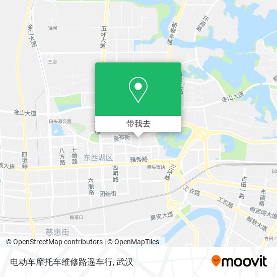 电动车摩托车维修路遥车行地图