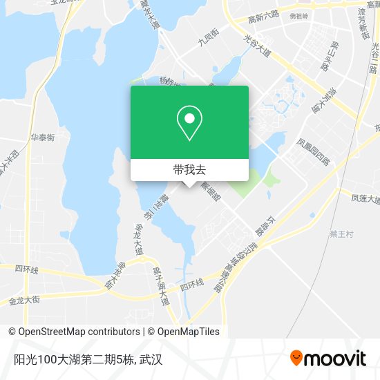 阳光100大湖第二期5栋地图