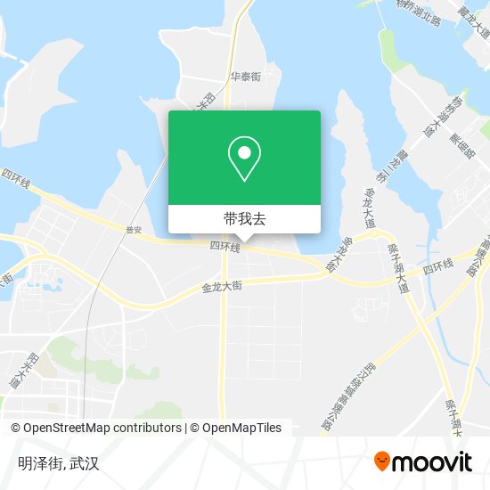 明泽街地图
