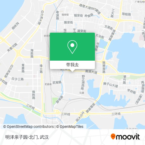 明泽亲子园-北门地图