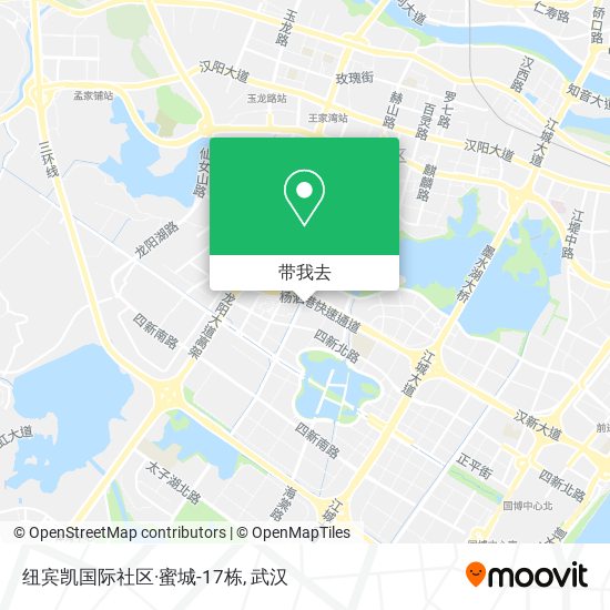 纽宾凯国际社区·蜜城-17栋地图