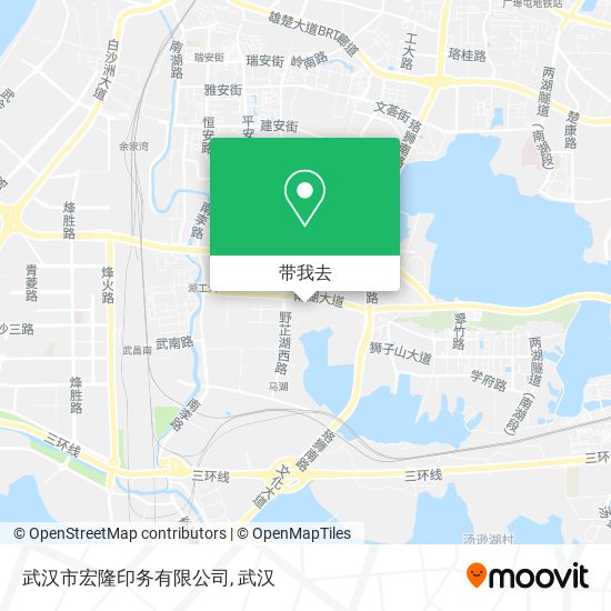 武汉市宏隆印务有限公司地图
