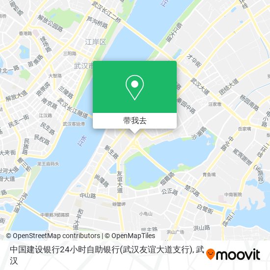 中国建设银行24小时自助银行(武汉友谊大道支行)地图