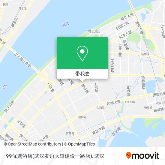 99优选酒店(武汉友谊大道建设一路店)地图