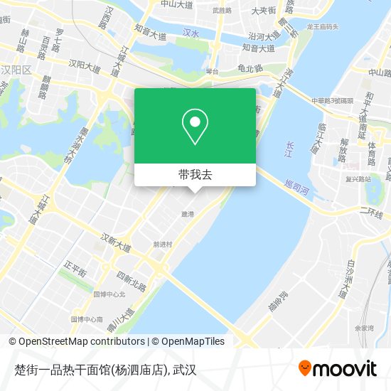 楚街一品热干面馆(杨泗庙店)地图