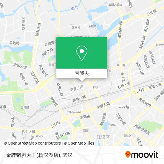 金牌猪脚大王(杨汊湖店)地图