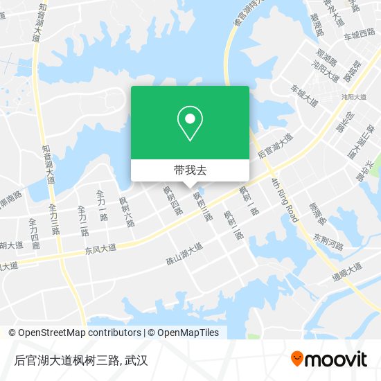 后官湖大道枫树三路地图