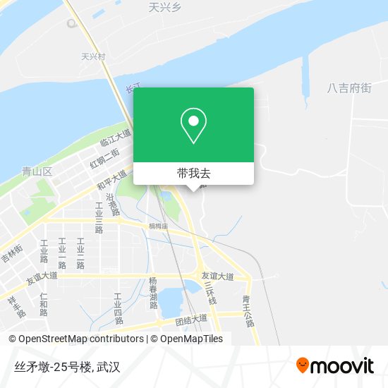 丝矛墩-25号楼地图