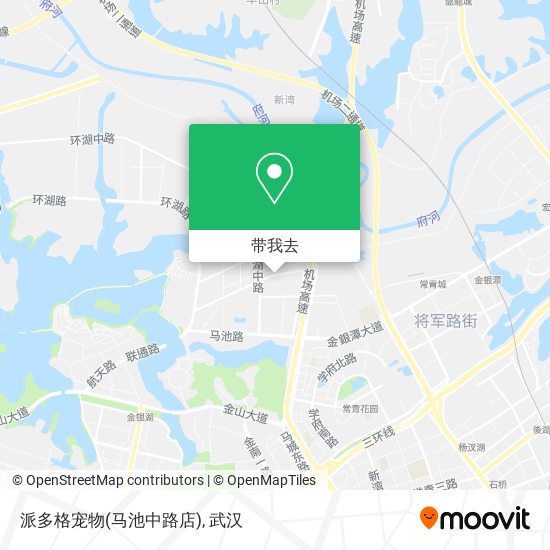 派多格宠物(马池中路店)地图