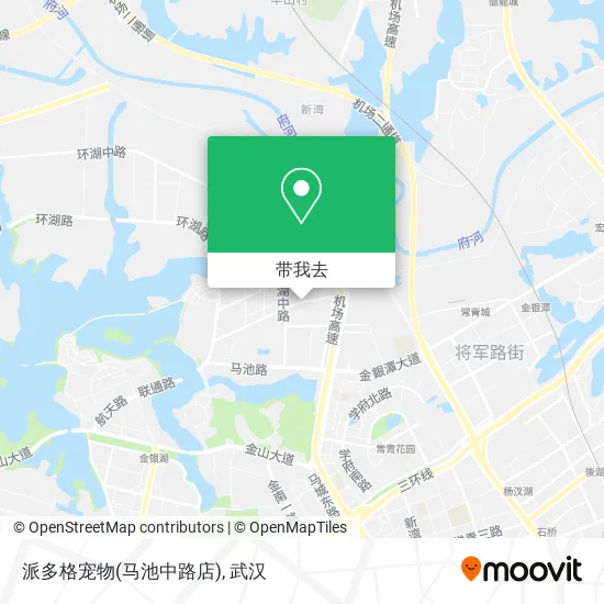 派多格宠物(马池中路店)地图