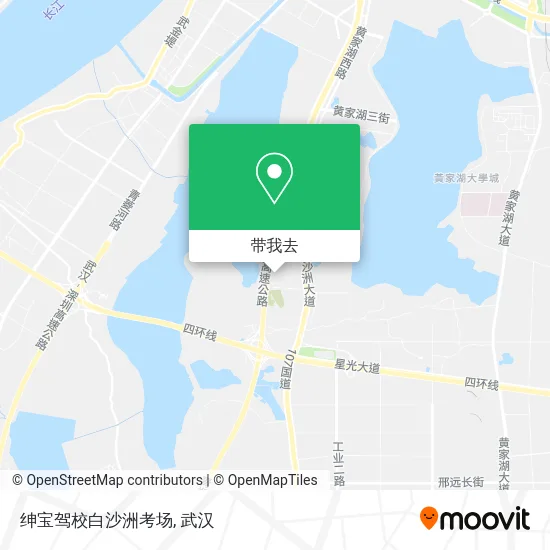 绅宝驾校白沙洲考场地图