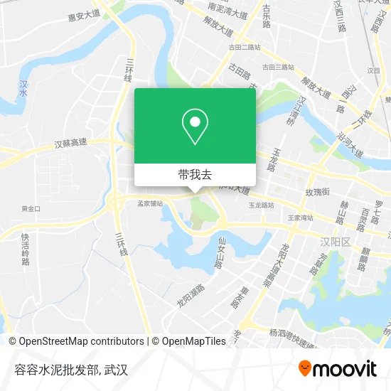容容水泥批发部地图