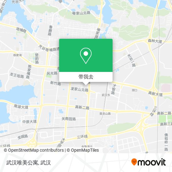 武汉唯美公寓地图