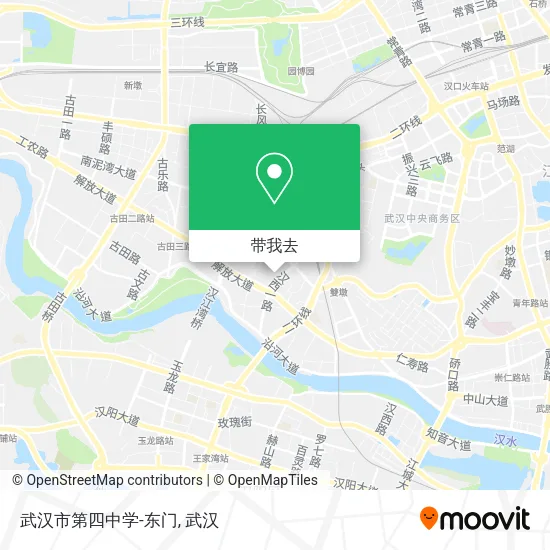 武汉市第四中学-东门地图