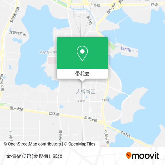 金德福宾馆(金樱街)地图
