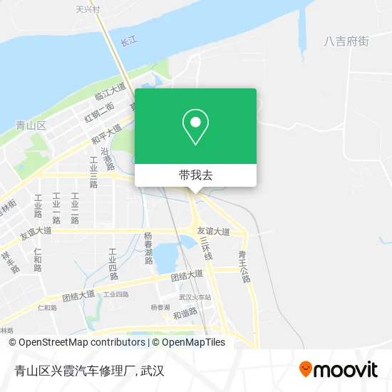 青山区兴霞汽车修理厂地图