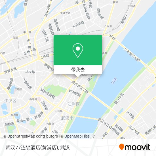 武汉77连锁酒店(黄浦店)地图