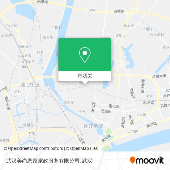 武汉美尚恋家家政服务有限公司地图