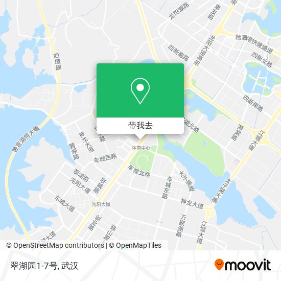 翠湖园1-7号地图