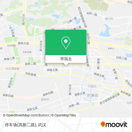 停车场(高新二路)地图