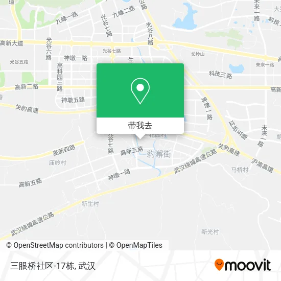 三眼桥社区-17栋地图