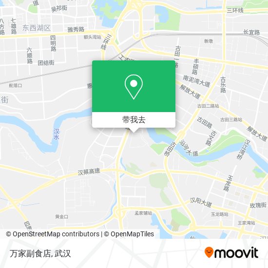 万家副食店地图