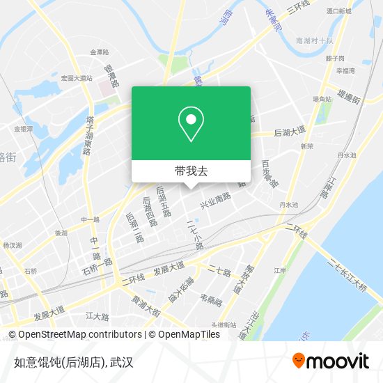 如意馄饨(后湖店)地图