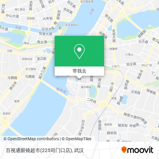 百视通眼镜超市(225司门口店)地图