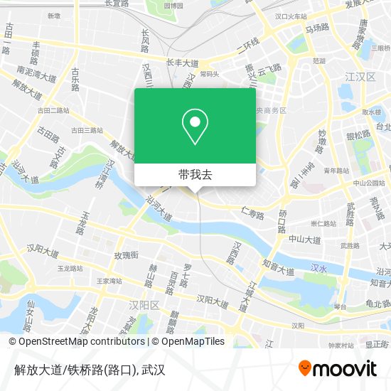 解放大道/铁桥路(路口)地图