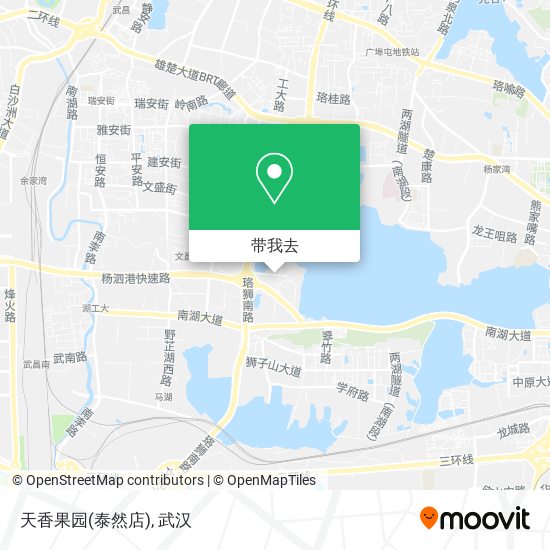 天香果园(泰然店)地图