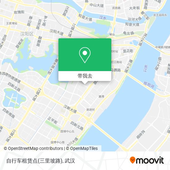 自行车租赁点(三里坡路)地图