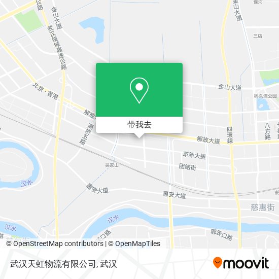 武汉天虹物流有限公司地图