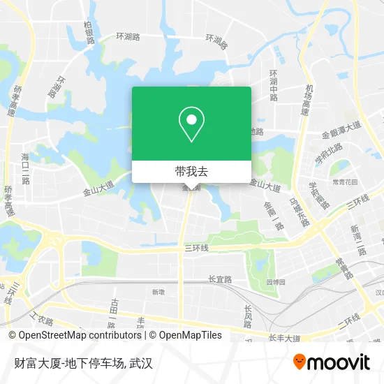 财富大厦-地下停车场地图