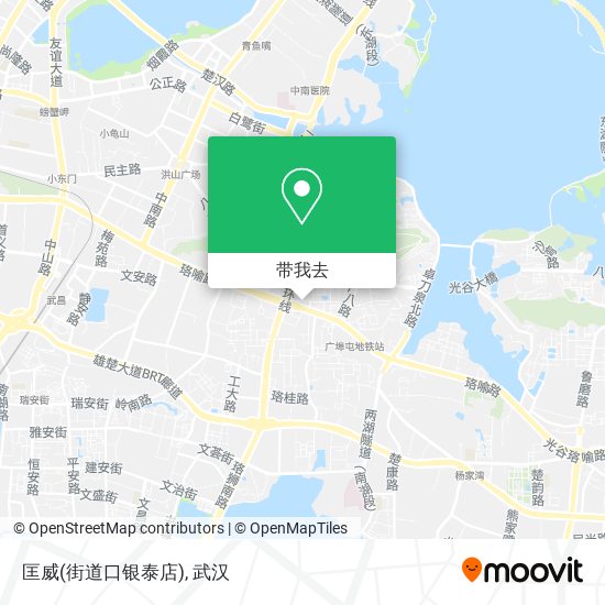 匡威(街道口银泰店)地图