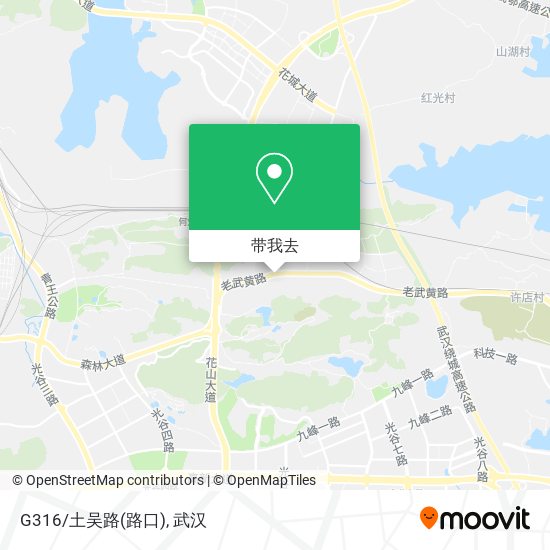 G316/土吴路(路口)地图