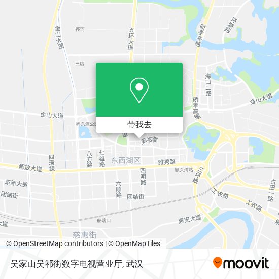 吴家山吴祁街数字电视营业厅地图