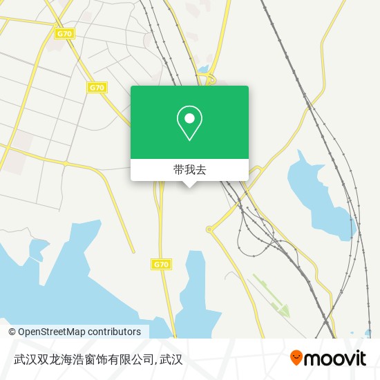 武汉双龙海浩窗饰有限公司地图