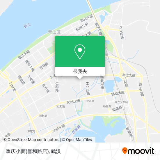重庆小面(智和路店)地图
